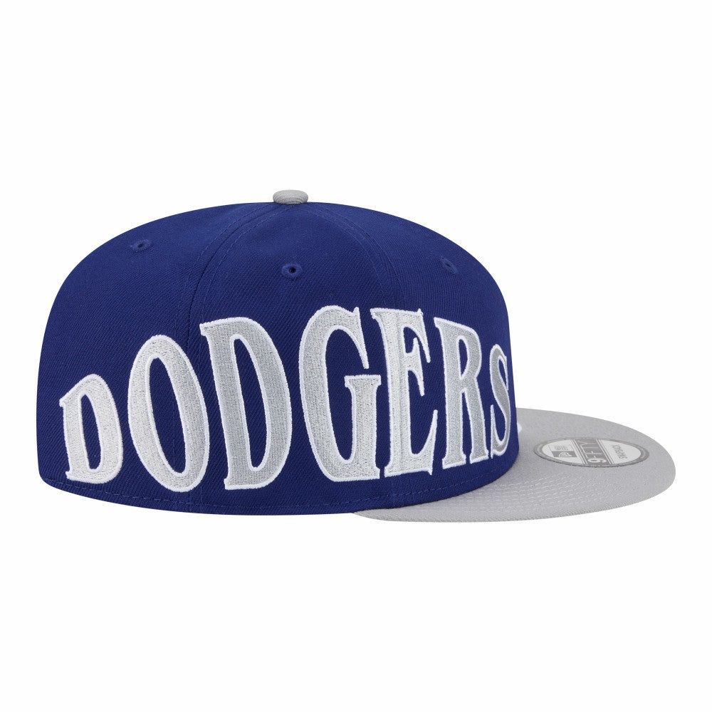 Los Angeles Dodgers New Era Stretched Two-Tone 9FIFTY Adjustable Hat - Royal/Gray - New Era Discount