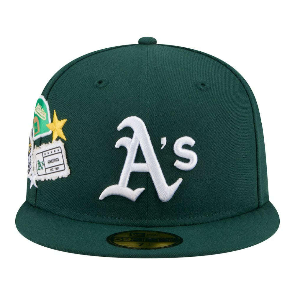 Athletics New Era City Patch 59FIFTY Fitted Hat - Green - New Era Sale