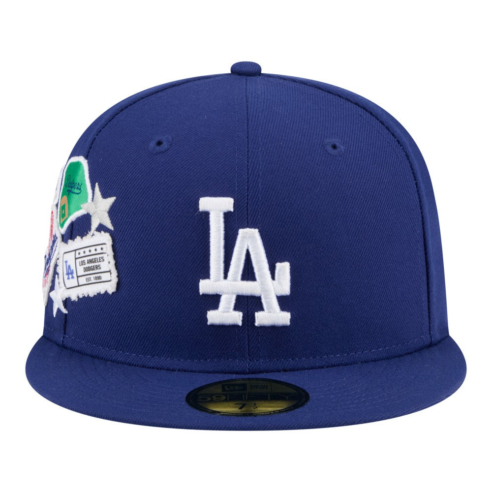Los Angeles Dodgers New Era City Patch 59FIFTY Fitted Hat - Royal - New Era Online