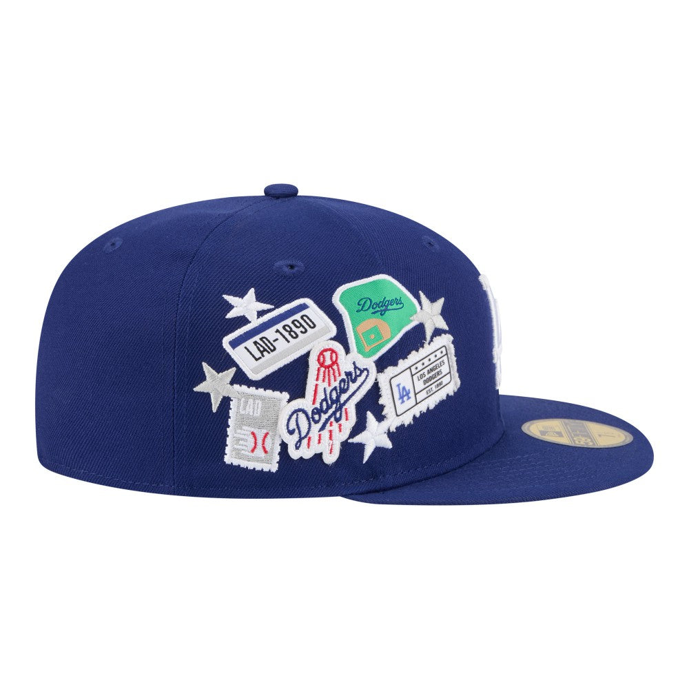 Los Angeles Dodgers New Era City Patch 59FIFTY Fitted Hat - Royal - New Era Online