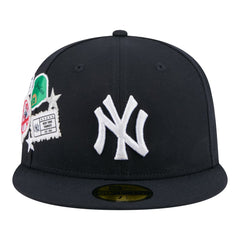 New York Yankees New Era City Patch 59FIFTY Fitted Hat - Navy - New Era Online