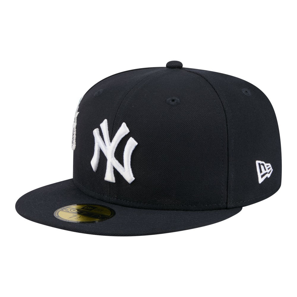 New York Yankees New Era City Patch 59FIFTY Fitted Hat - Navy - New Era Online