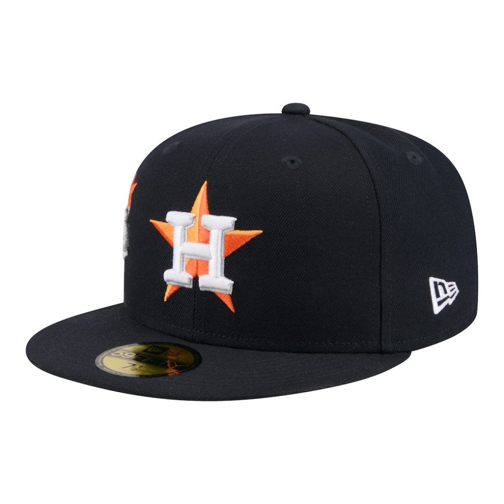 Houston Astros New Era City Patch 59FIFTY Fitted Hat - Navy - New Era Sale