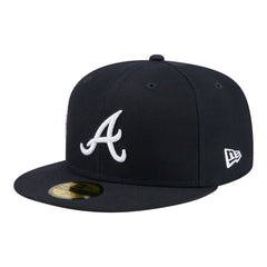 Atlanta Braves New Era City Patch 59FIFTY Fitted Hat - Navy - New Era Online