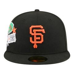 San Francisco Giants New Era City Patch 59FIFTY Fitted Hat - Black - New Era Sale