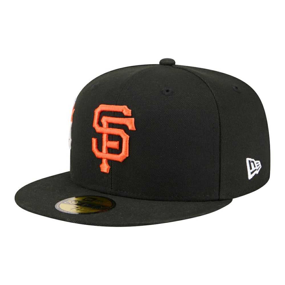 San Francisco Giants New Era City Patch 59FIFTY Fitted Hat - Black - New Era Sale