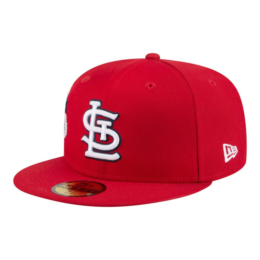 St. Louis Cardinals New Era City Patch 59FIFTY Fitted Hat - Red - New Era on Sale