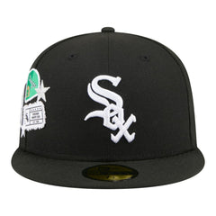 Chicago White Sox New Era City Patch 59FIFTY Fitted Hat - Black - New Era Sale