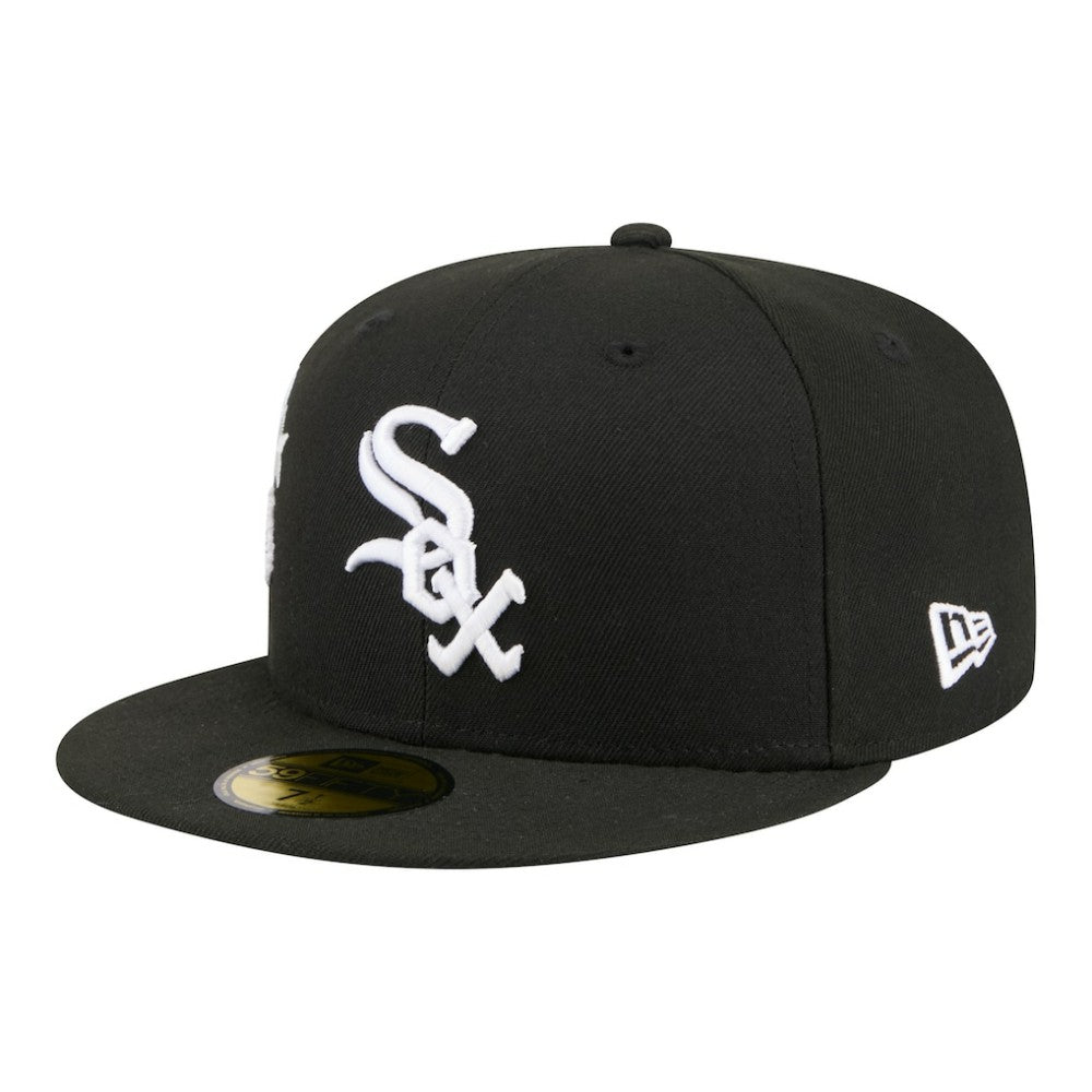 Chicago White Sox New Era City Patch 59FIFTY Fitted Hat - Black - New Era Sale