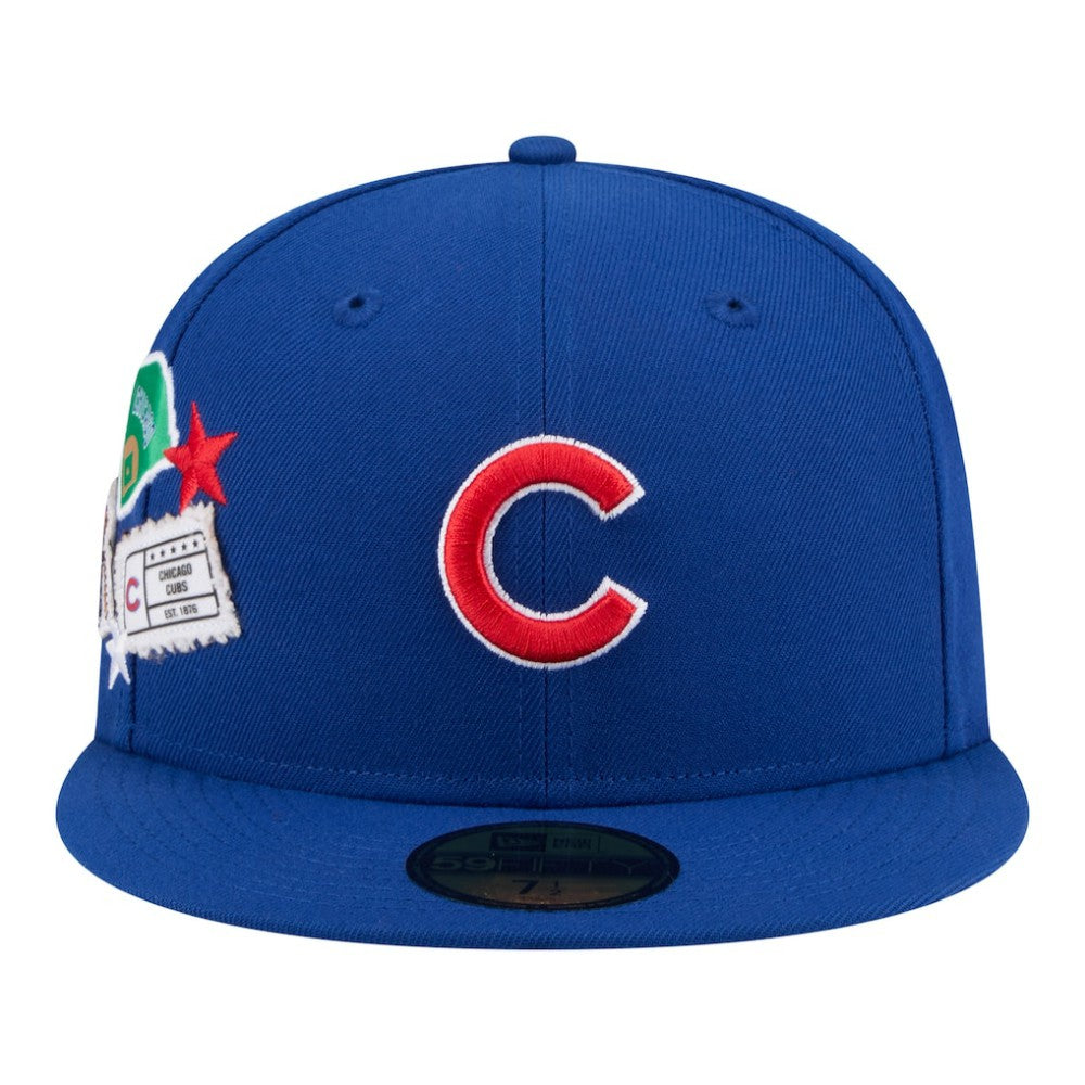 Chicago Cubs New Era City Patch 59FIFTY Fitted Hat - Royal - New Era Online