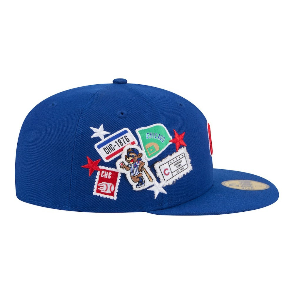 Chicago Cubs New Era City Patch 59FIFTY Fitted Hat - Royal - New Era Online
