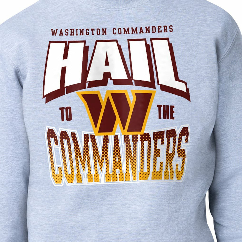 Washington Commanders Starter Comic Style Sweatshirt Gray