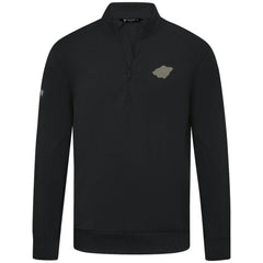 Minnesota Wild Levelwear Copper Upright Quarter-Zip Pullover - Black - NHL 203415635
