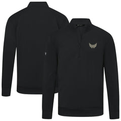 Washington Capitals Levelwear Copper Upright Quarter-Zip Pullover - Black - NHL 203415649