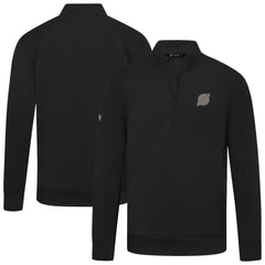 New Jersey Devils Levelwear Copper Upright Quarter-Zip Pullover - Black - NHL 203415662