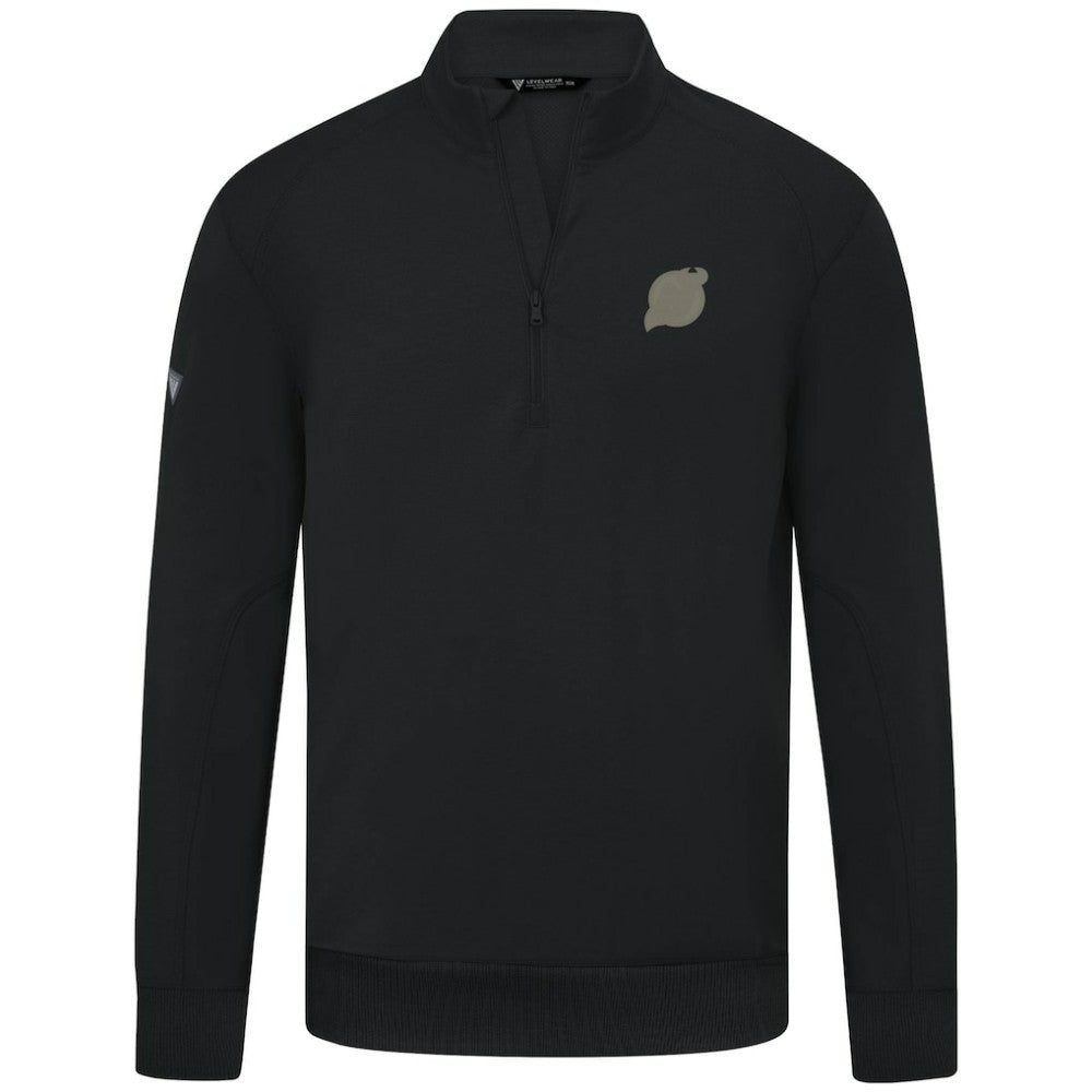 New Jersey Devils Levelwear Copper Upright Quarter-Zip Pullover - Black - NHL 203415662