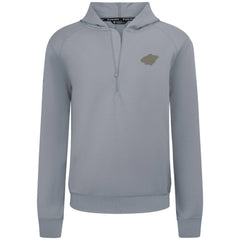 Minnesota Wild Levelwear Technic Quarter-Zip Pullover Hoodie - Gray - NHL 203415679