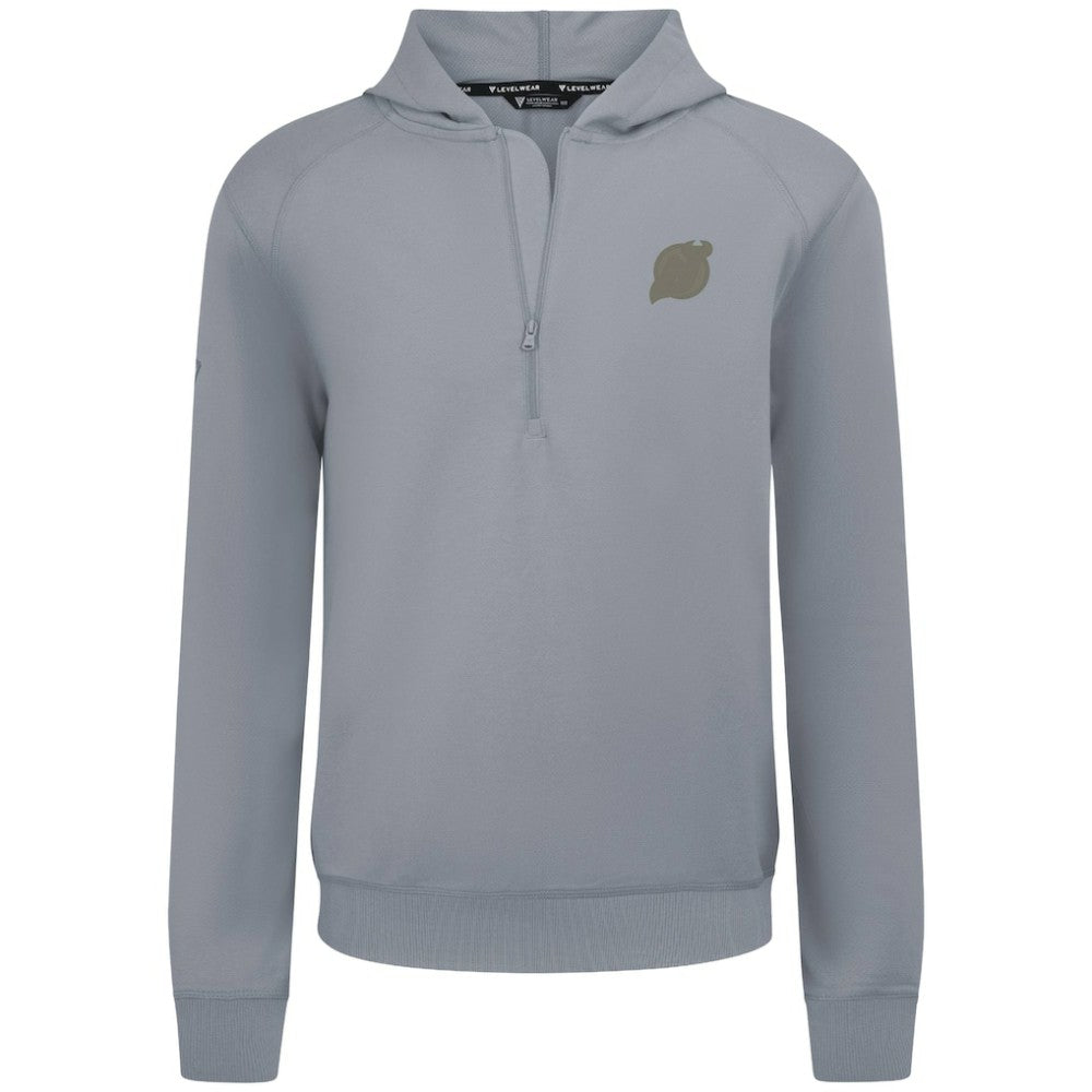 New Jersey Devils Levelwear Technic Quarter-Zip Pullover Hoodie - Gray - NHL 203415699
