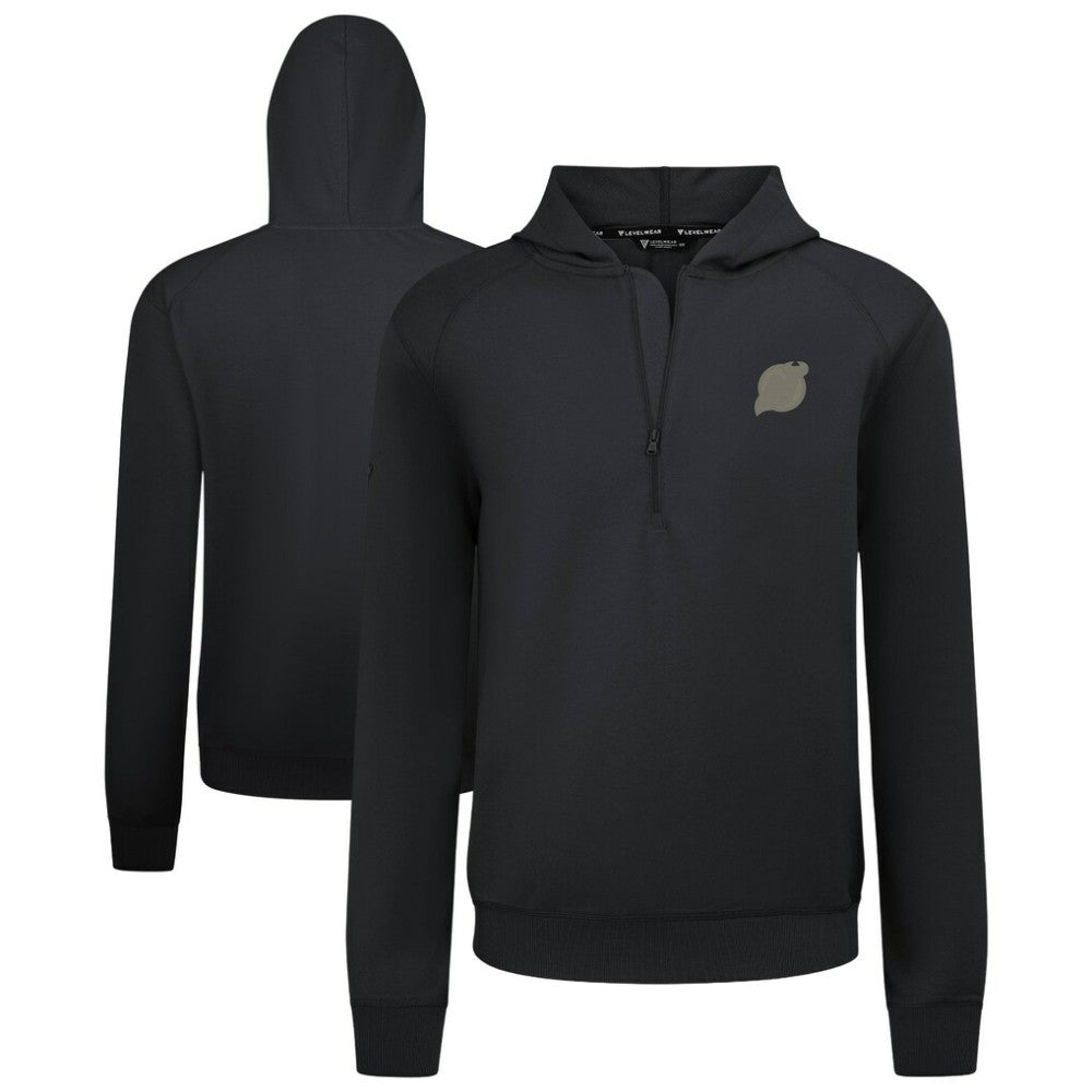New Jersey Devils Levelwear Technic Quarter-Zip Pullover Hoodie - Black - NHL 203415701