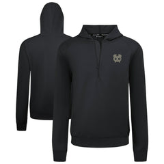 Chicago Blackhawks Levelwear Technic Quarter-Zip Pullover Hoodie - Black - NHL 203415715
