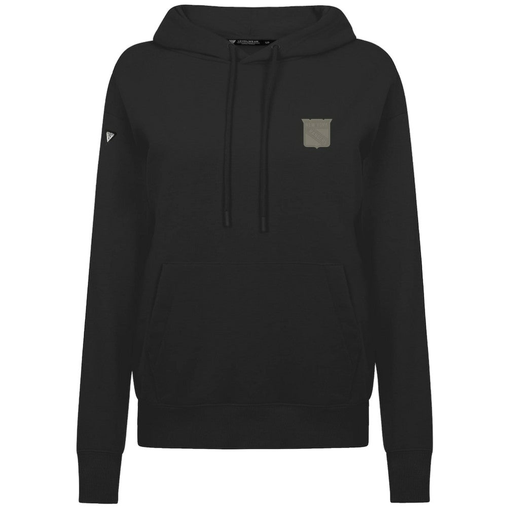 New York Rangers Levelwear Women's Adorn Copper Hoodie - Black - NHL 203415758