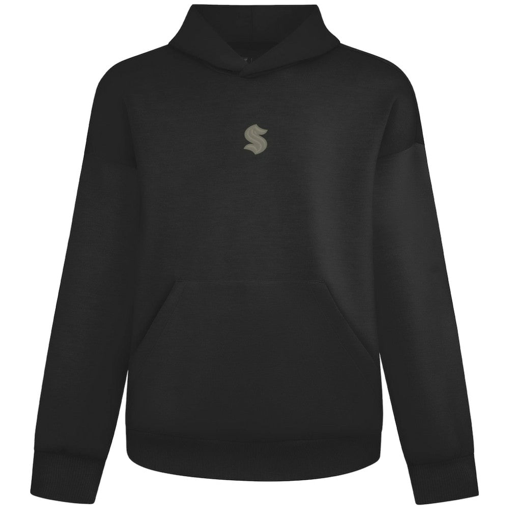 Seattle Kraken Levelwear Luxe Signature Copper Hoodie - Black - NHL 203415827