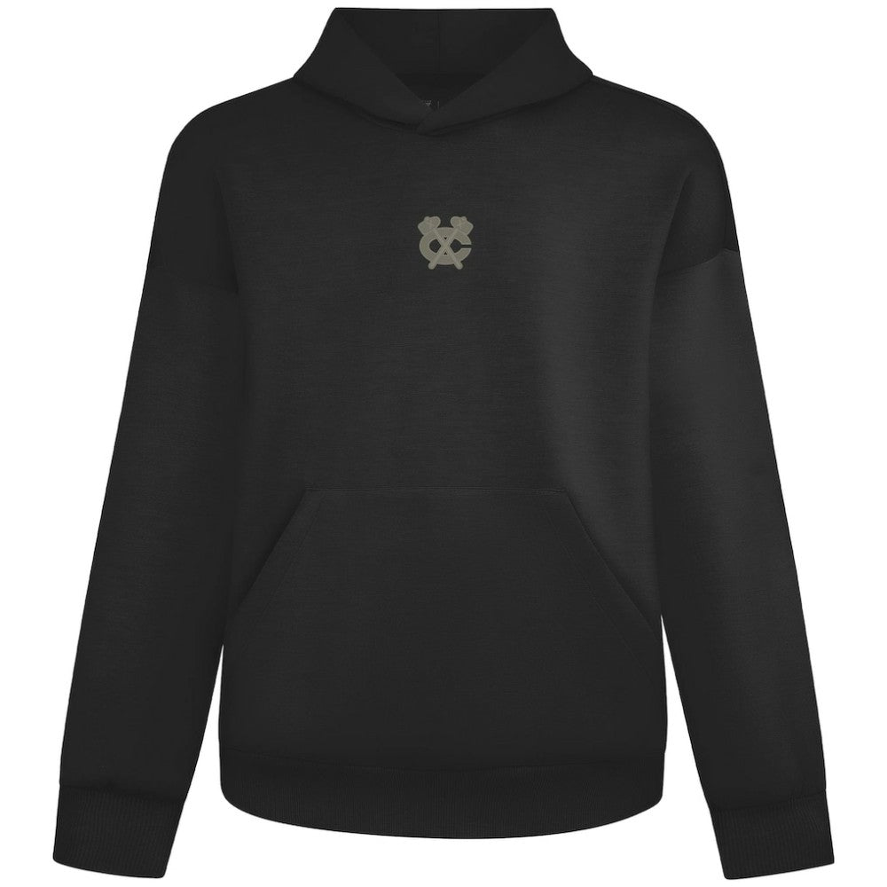 Chicago Blackhawks Levelwear Luxe Signature Copper Hoodie - Black - NHL 203415829