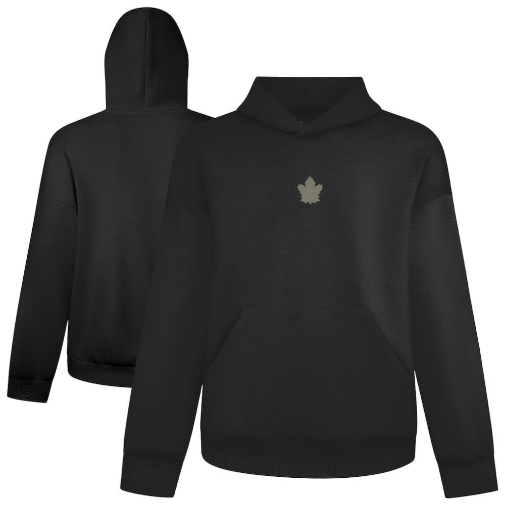 Toronto Maple Leafs Levelwear Luxe Signature Copper Hoodie - Black - NHL 203415842
