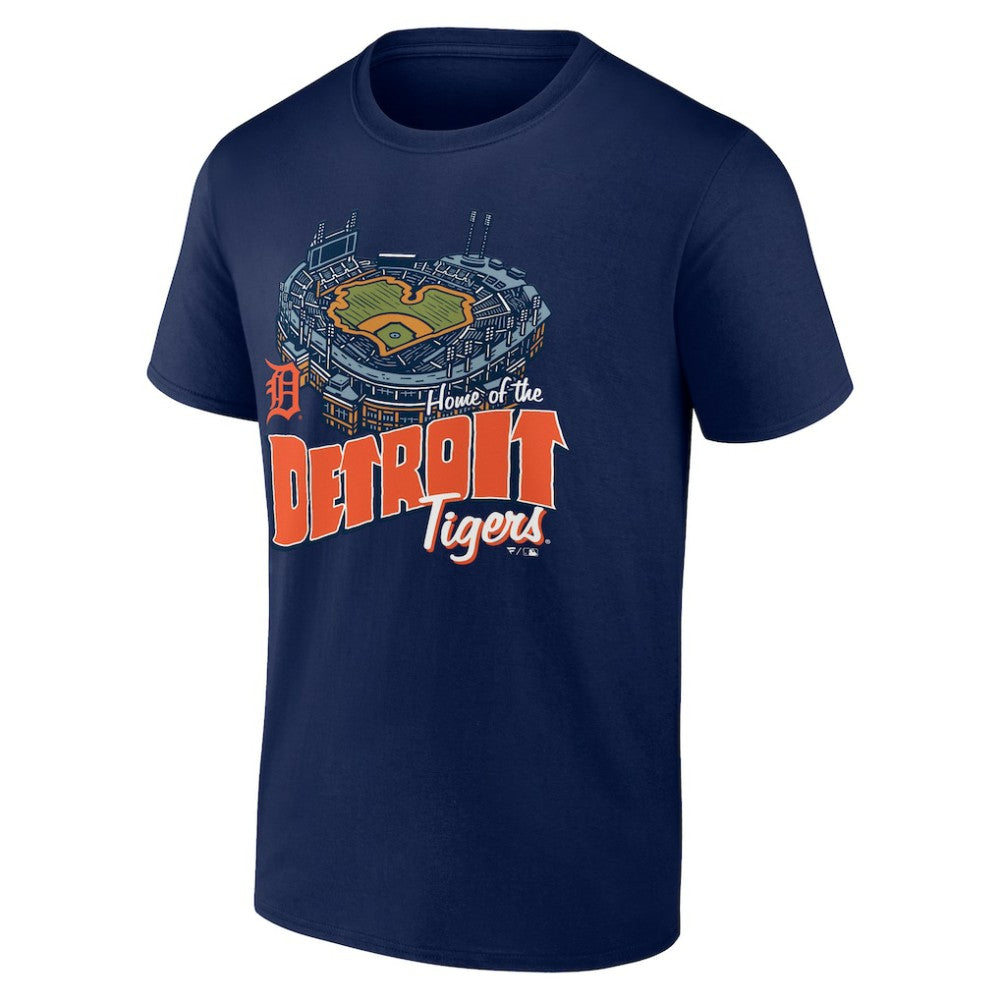 Detroit Tigers Navy Home Stadium T-Shirt - MLB on Sale