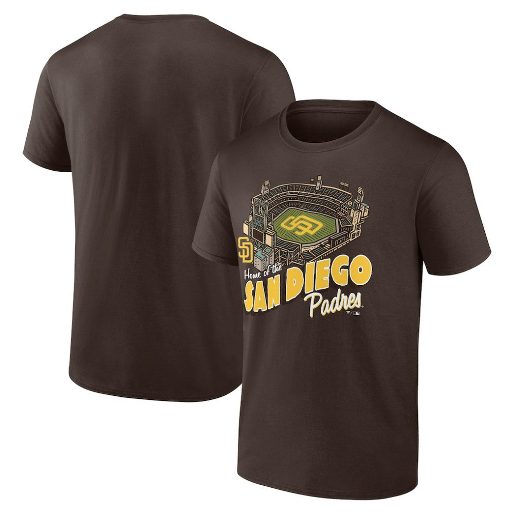 San Diego Padres Brown Home Stadium T-Shirt - MLB Sale