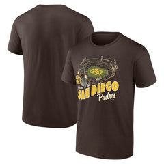 San Diego Padres Brown Home Stadium T-Shirt - MLB Sale