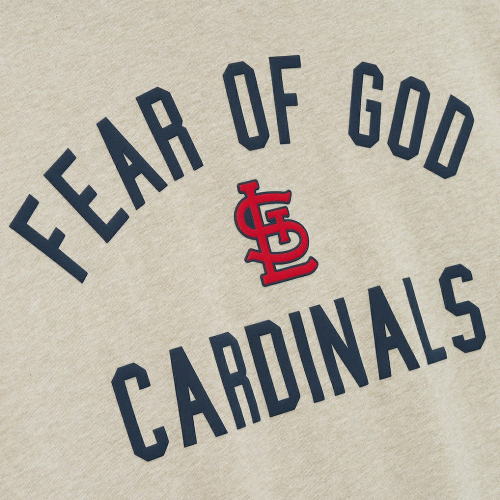 St. Louis Cardinals Fear of God x MLB 90's Fit T-Shirt - Homestead Heather Gray - MLB Lifestyle
