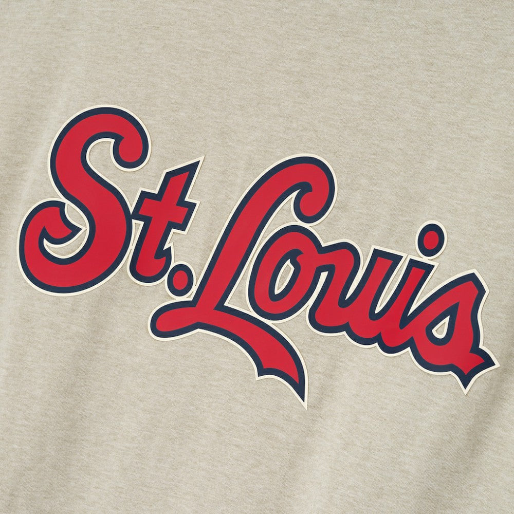 St. Louis Cardinals Fear of God x MLB 90's Fit T-Shirt - Homestead Heather Gray - MLB Lifestyle
