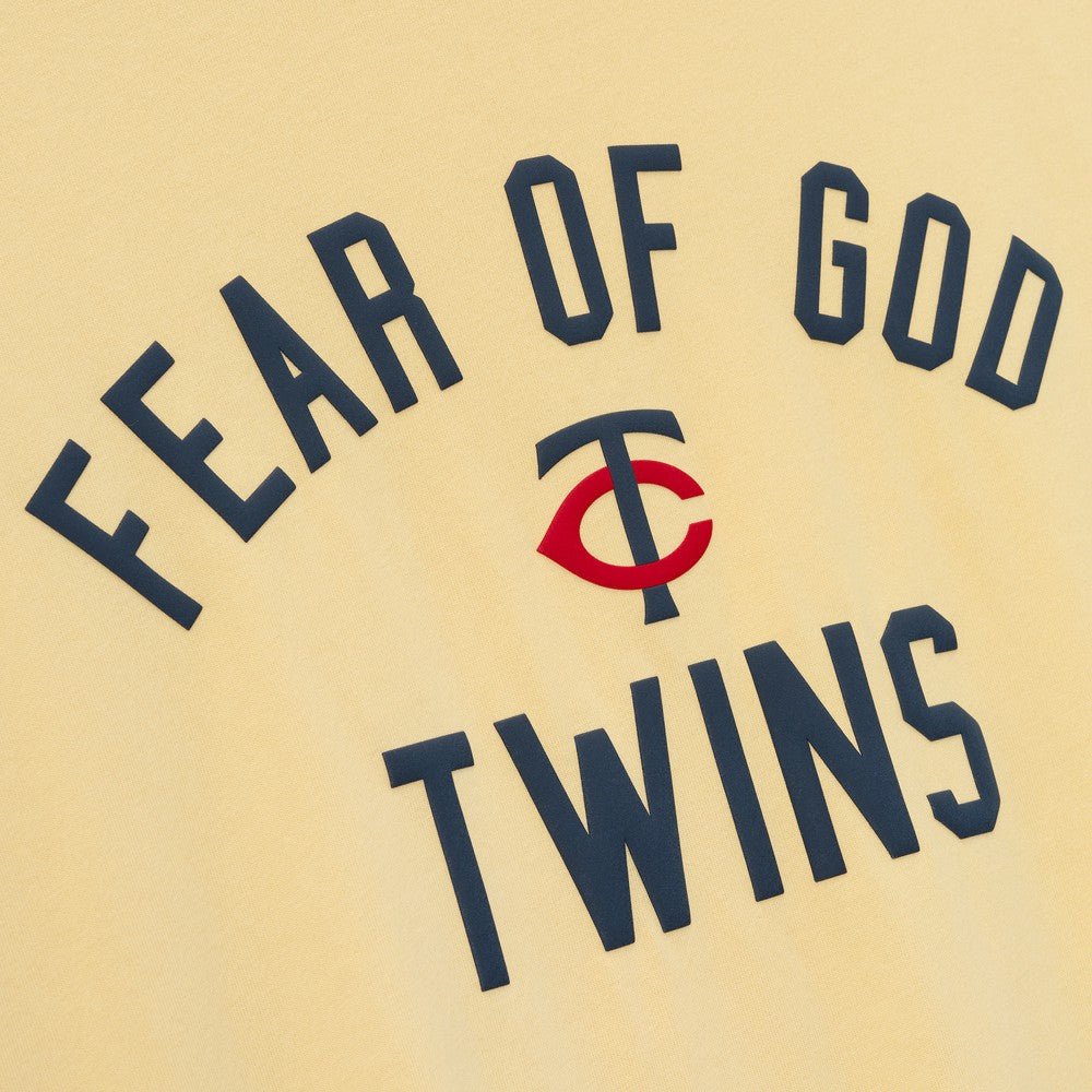 Minnesota Twins Fear of God x MLB 90's Fit T-Shirt - Yellow - MLB Lifestyle