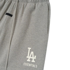 Los Angeles Dodgers Fear of God x MLB Classic Fit Sweatshorts - Warm Heather Gray - MLB Online