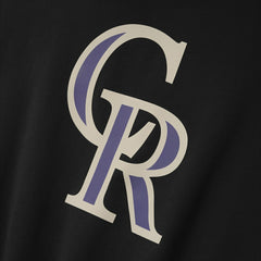 Colorado Rockies Fear of God x MLB Sport Fit Hoodie - Heather Black/Purple - MLB Lifestyle