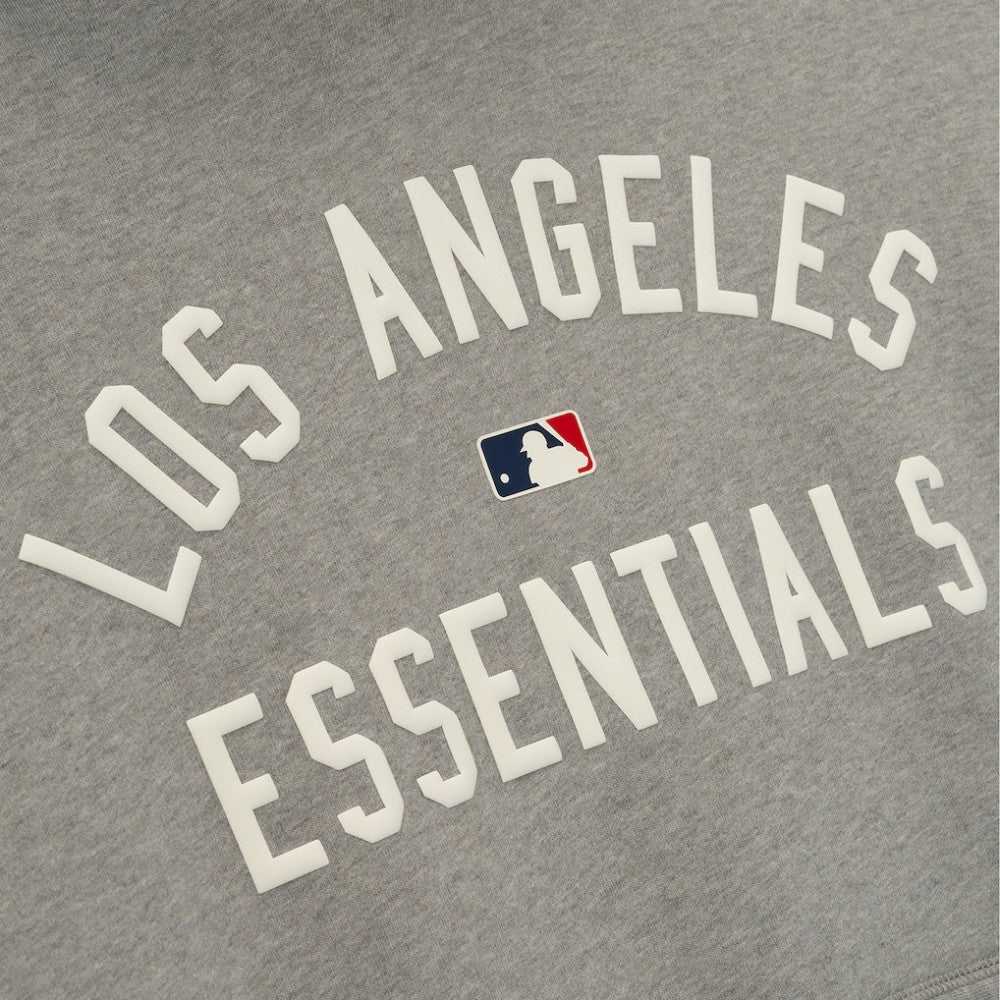 Los Angeles Dodgers Fear of God x MLB Sport Fit Hoodie - Warm Heather Gray/Royal - MLB on Sale