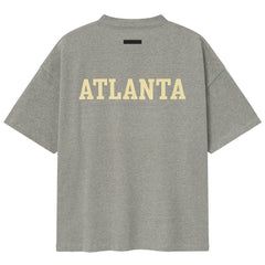 Atlanta Hawks Fear of God x NBA Unisex 90s T-Shirt Heather Gray