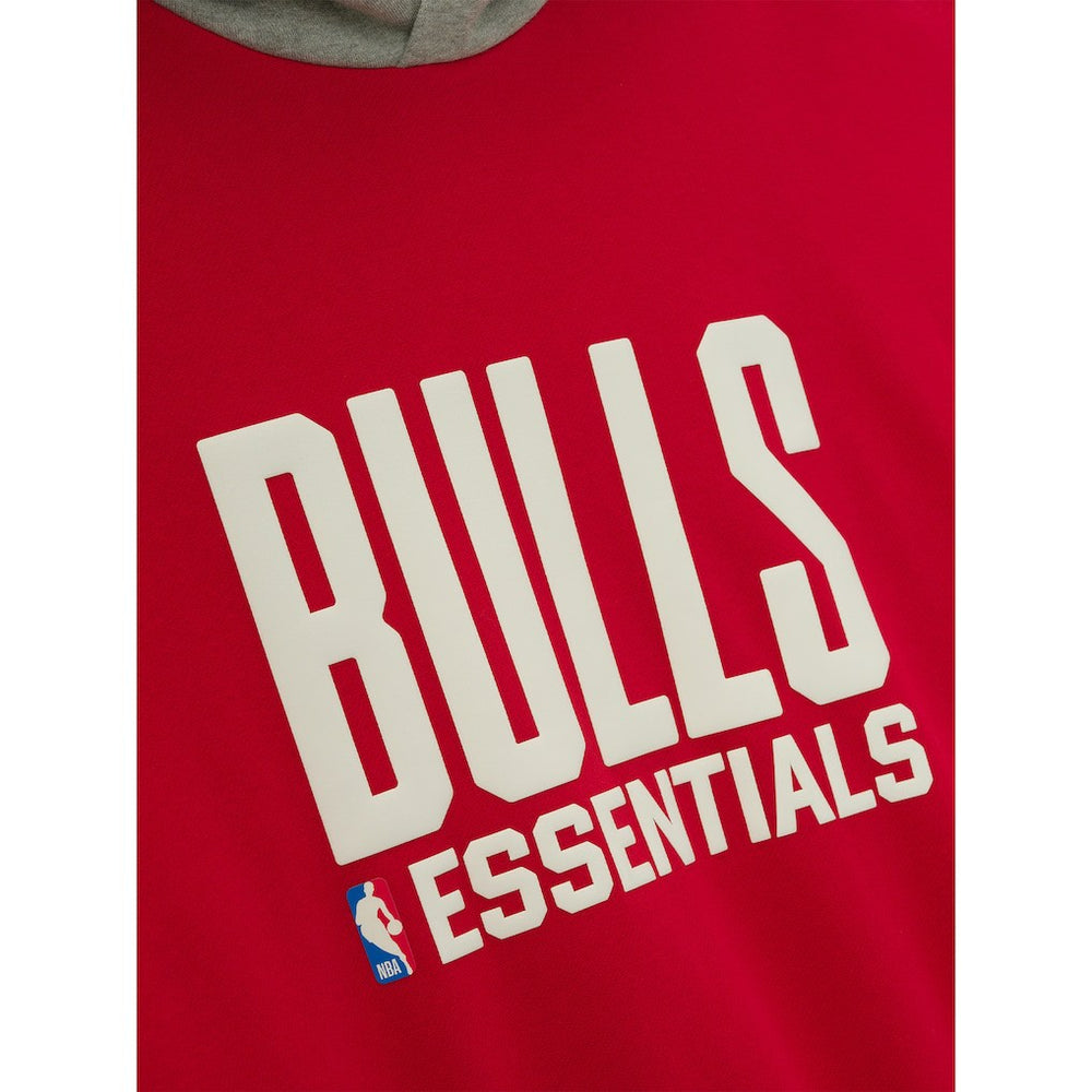 Chicago Bulls Fear of God x NBA Unisex Sport Hoodie Red/Heather Gray