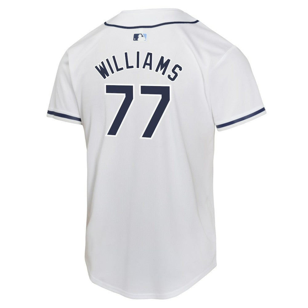 Carson Williams Tampa Bay Rays Nike Youth Home Player Game Jersey - White - Nike Lifestyle