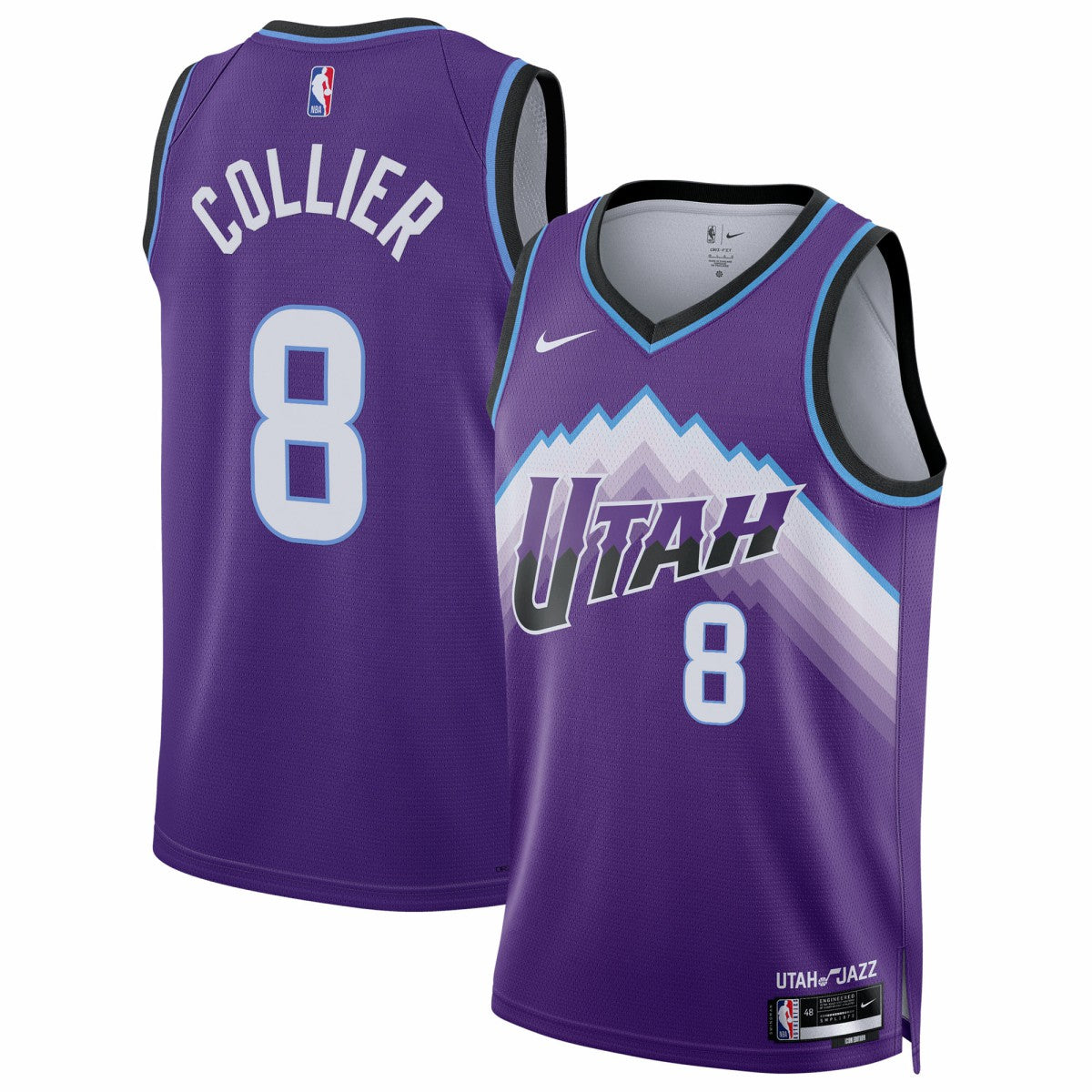 Isaiah Collier Utah Jazz Unisex Swingman Jersey Icon Edition Purple | Nike Lifestyle