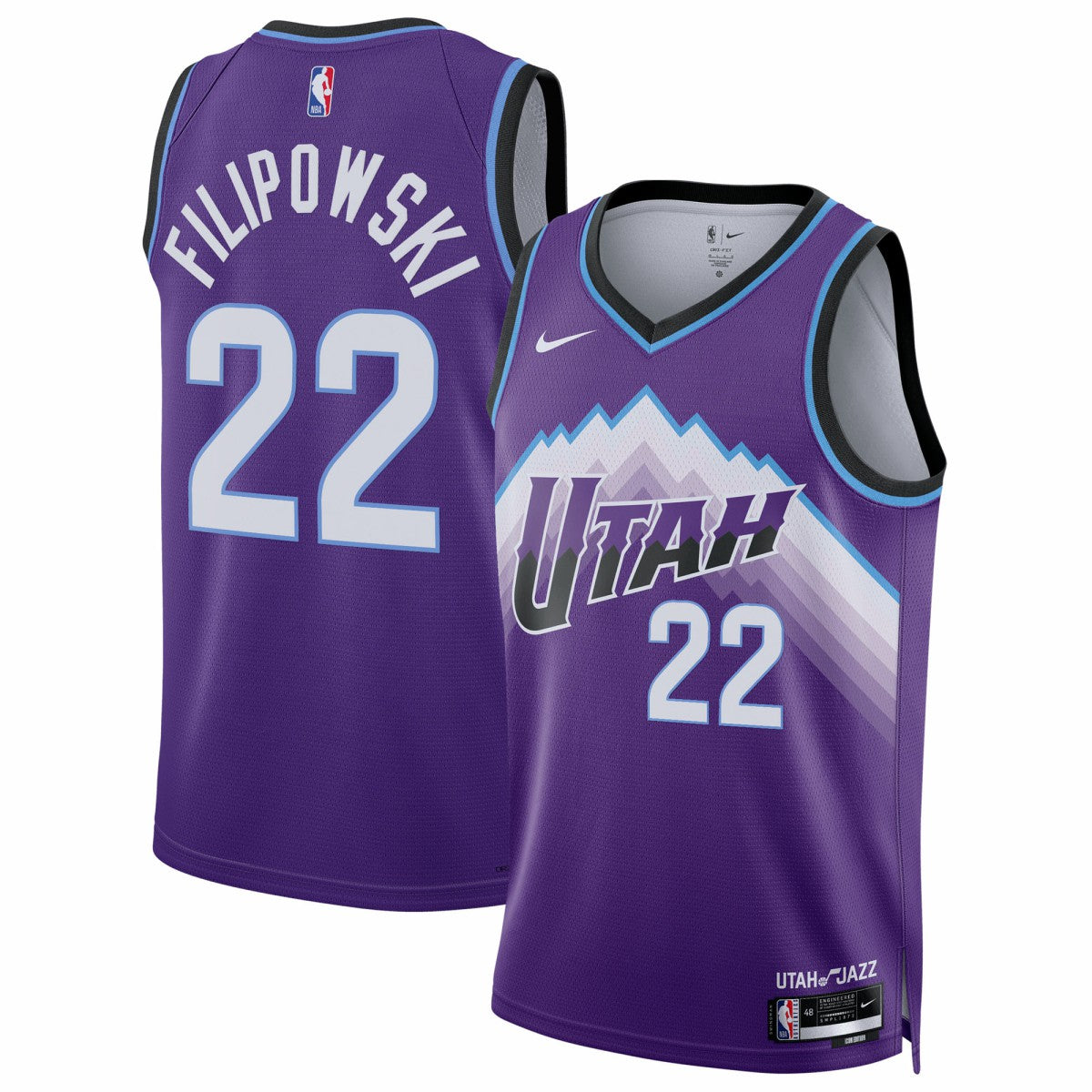 Kyle Filipowski Utah Jazz Unisex Swingman Jersey Icon Edition Purple | Nike online
