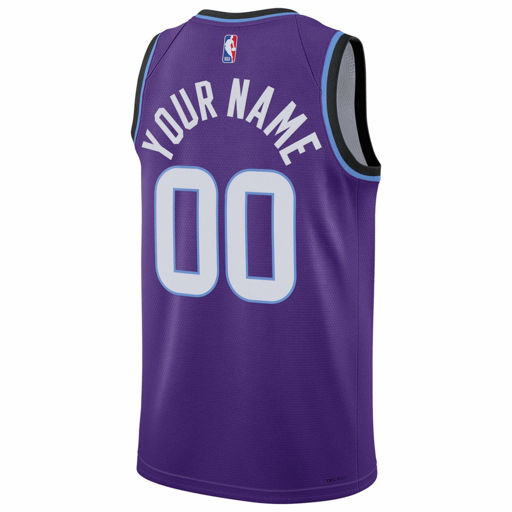 Utah Jazz Unisex Swingman Custom Jersey Icon Edition Purple | Nike