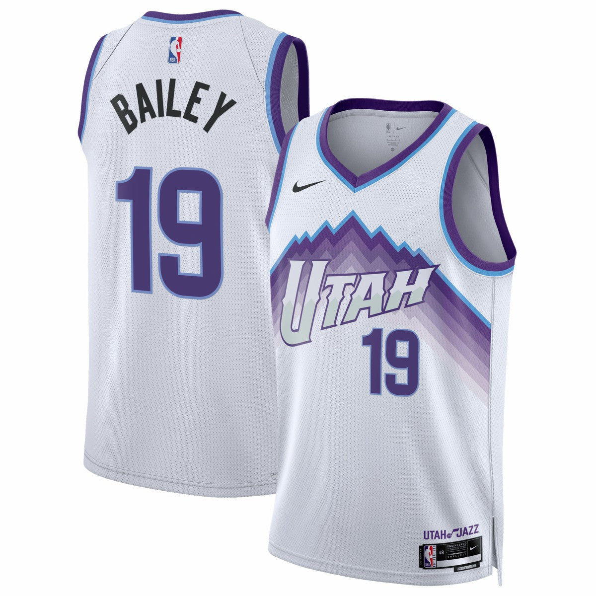 Ace Bailey Utah Jazz Unisex Swingman Jersey Association Edition White | Nike online