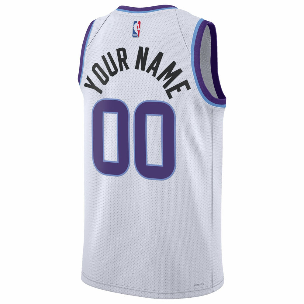 Utah Jazz Unisex Swingman Custom Jersey Association Edition White | Nike
