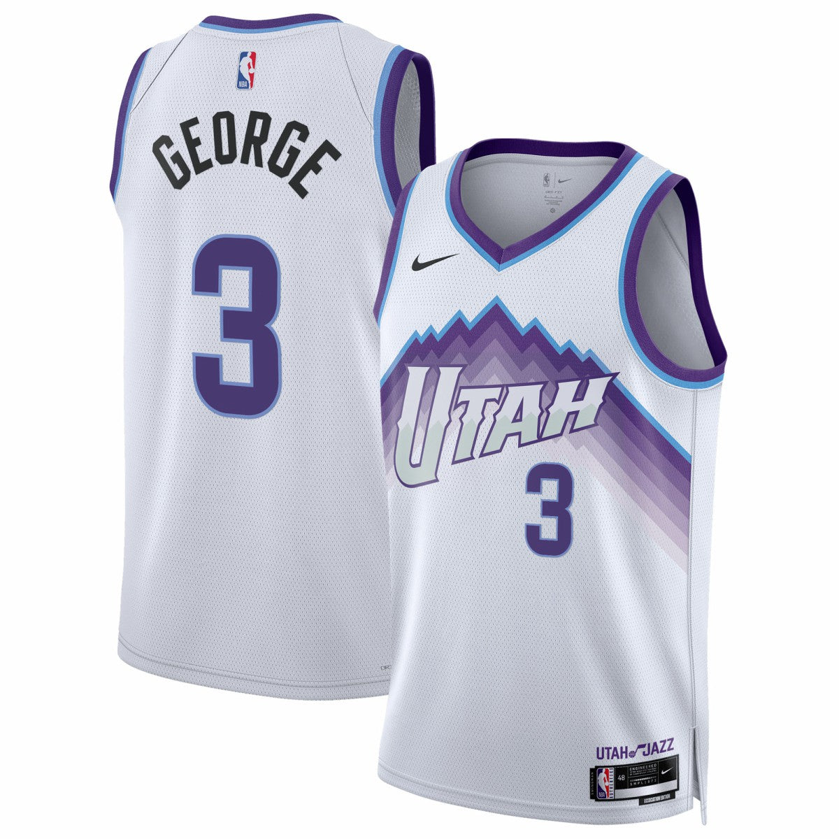 Keyonte George Utah Jazz Unisex Swingman Jersey Association Edition White | Nike US