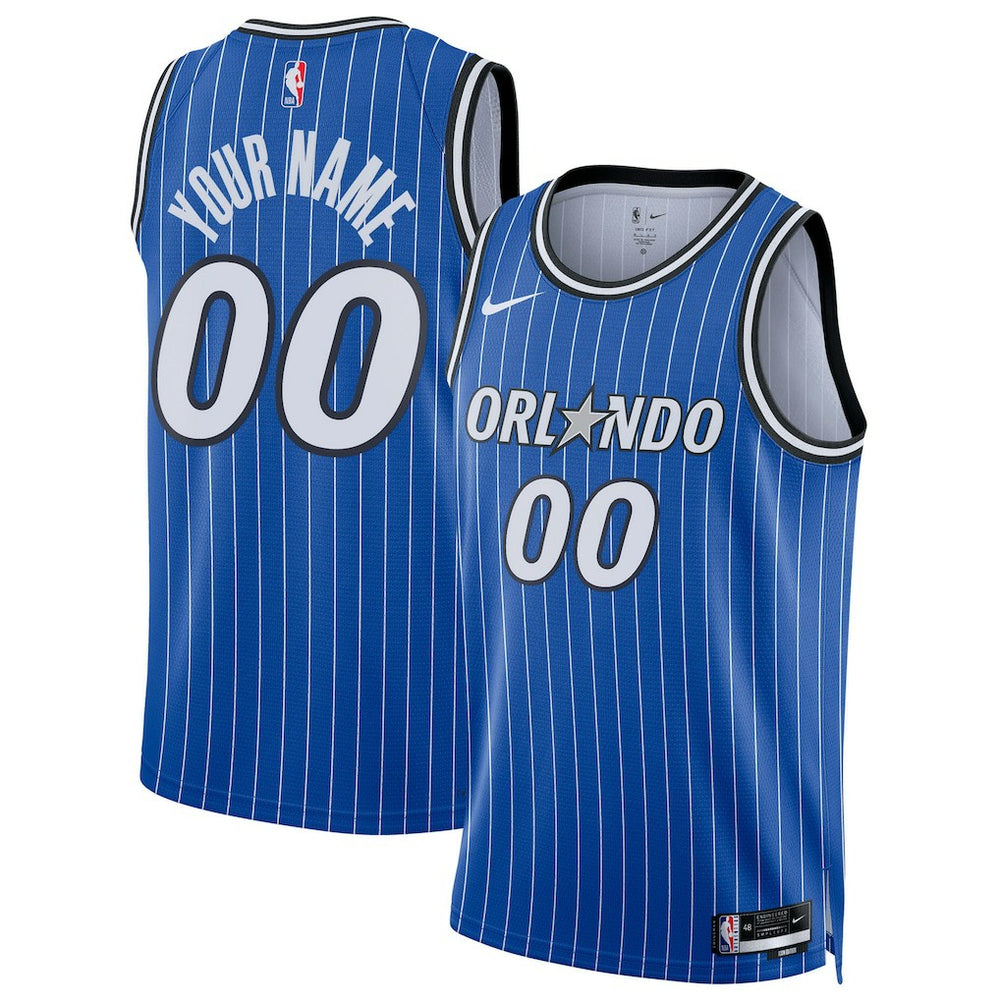 Orlando Magic Unisex Swingman Custom Jersey Icon Edition Blue | Nike