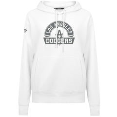 Los Angeles Dodgers Levelwear Women's Adorn Banner Arch Hoodie - White - MLB Discount