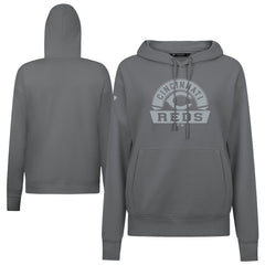 Cincinnati Reds Levelwear Women's Adorn Banner Arch Hoodie - Stone - MLB Online
