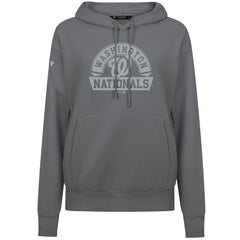 Washington Nationals Levelwear Women's Adorn Banner Arch Hoodie - Stone - MLB Sale